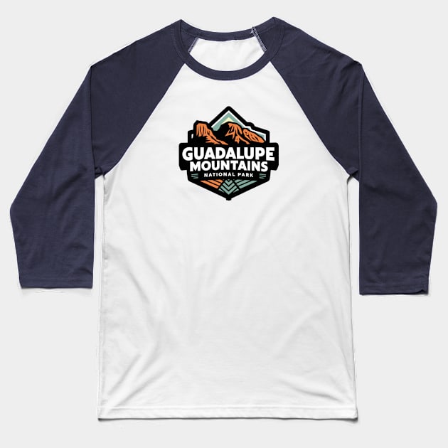 Guadalupe Mountains National Park Baseball T-Shirt by Perspektiva